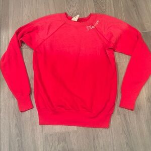 Pannill Women’s Red Mama Crewneck Size S